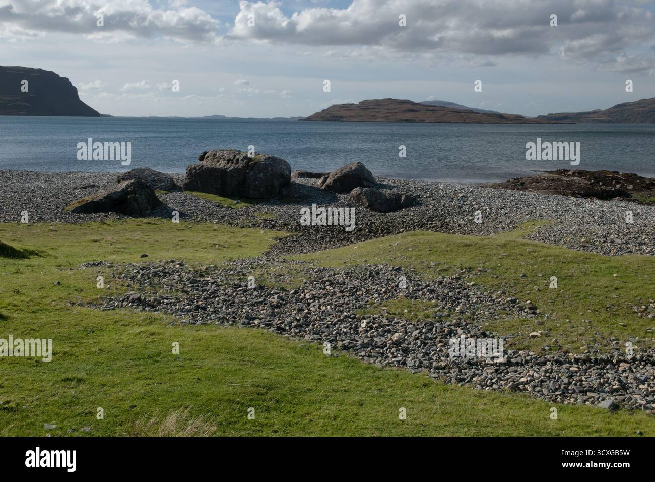 Rive sud du Loch na Keal, île de Mull, Écosse Banque D'Images