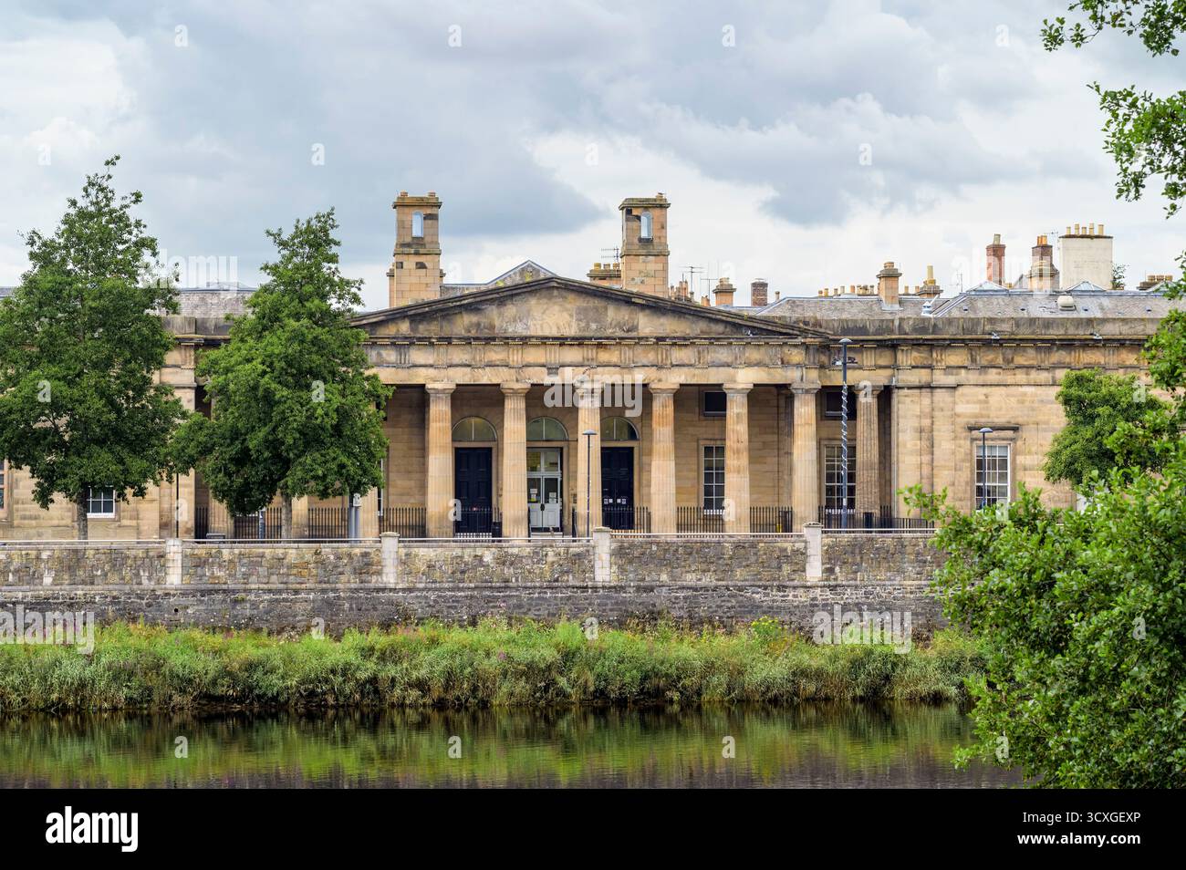 Perth Sheriff court Building, Tay Street, Perth, Écosse, Royaume-Uni Banque D'Images