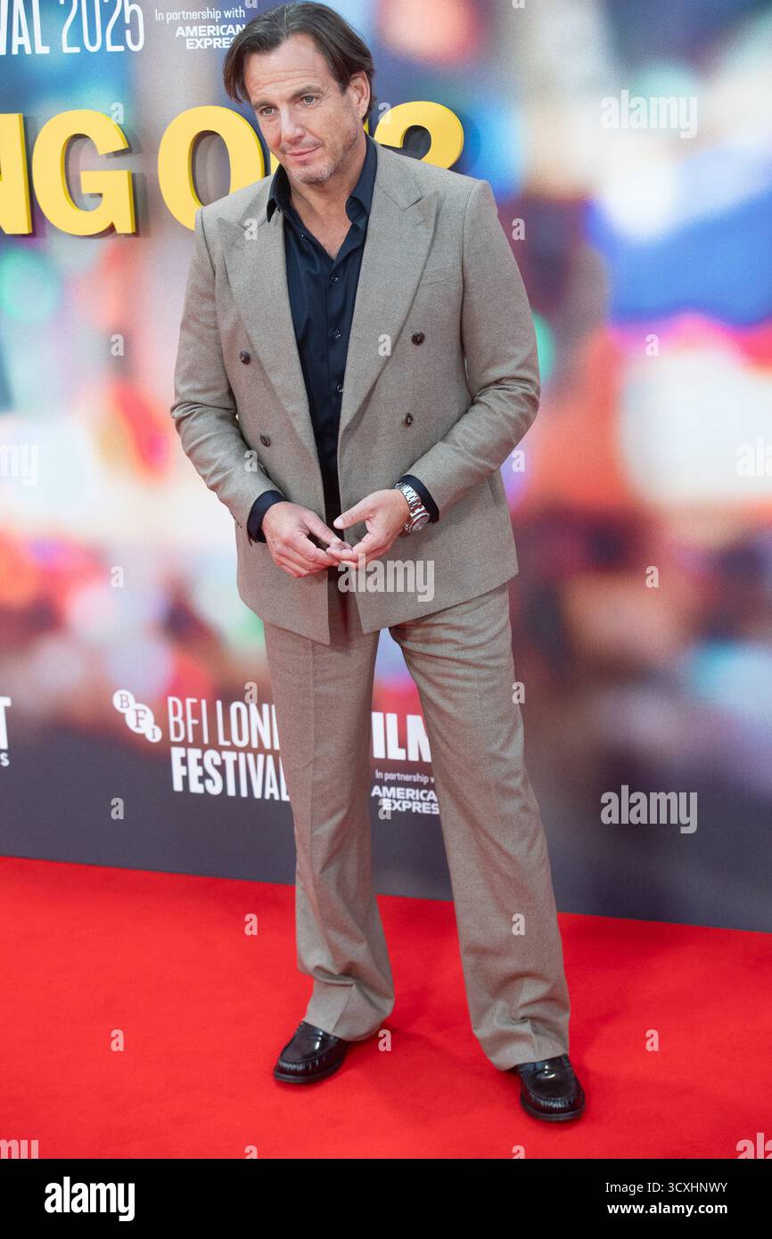 Londres, Royaume-Uni. 14 octobre 2025. Sur la photo : Arnett assistera-t-il à la conférence « est-ce que cette chose passe ? » Gala en vedette au 69e Festival du film de Londres BFI au Royal Festival Hall, Southbank. Crédit : Justin Ng/Alamy Live News Banque D'Images