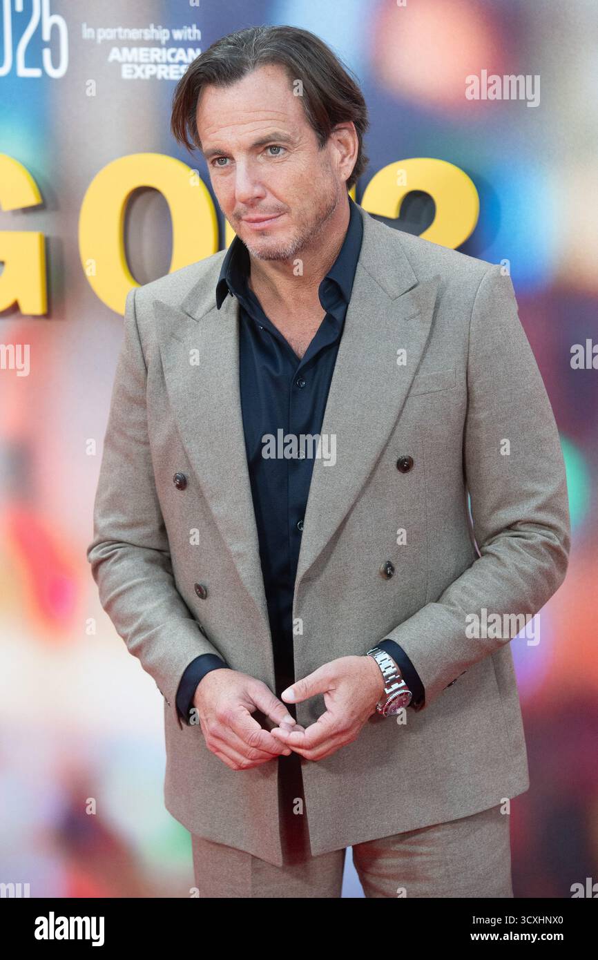 Londres, Royaume-Uni. 14 octobre 2025. Sur la photo : Arnett assistera-t-il à la conférence « est-ce que cette chose passe ? » Gala en vedette au 69e Festival du film de Londres BFI au Royal Festival Hall, Southbank. Crédit : Justin Ng/Alamy Live News Banque D'Images