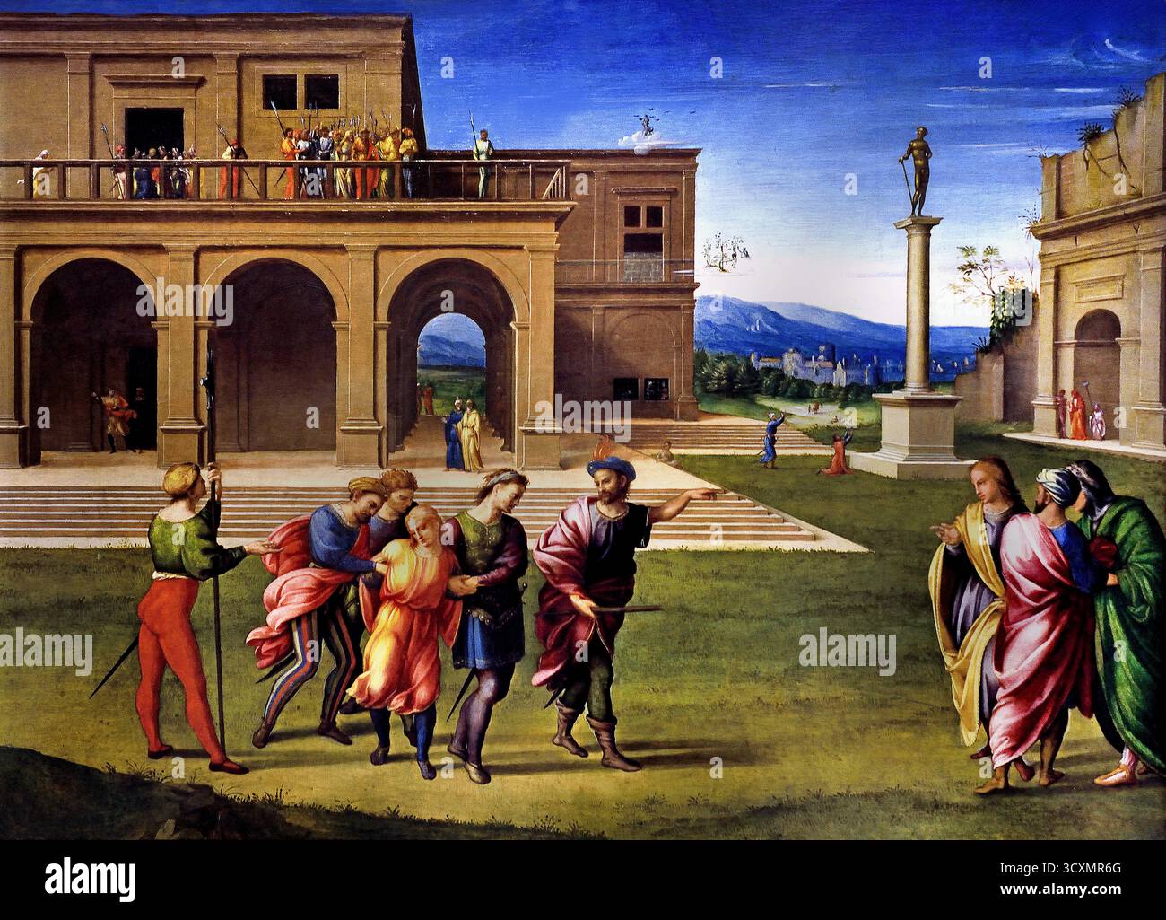 Joseph prises à la prison 1515 Francesco Granacci 1469 -1543 peintre italien de la Renaissance. Villamagna di Volterra ( il a été formé à Florence dans l'atelier de Domenico Ghirlandaio ) Banque D'Images Joseph prises à la prison 1515 Francesco Granacci 1469 -1543 peintre italien de la Renaissance. Villamagna di Volterra ( il a été formé à Florence dans l'atelier de Domenico Ghirlandaio ) Banque D'Images
