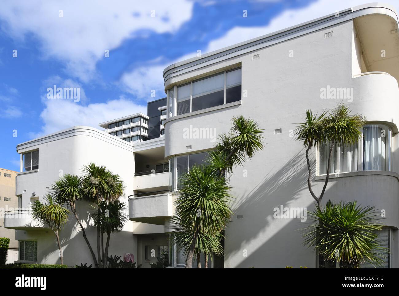 Appartements modernes et épurés Bayside Melbourne Banque D'Images