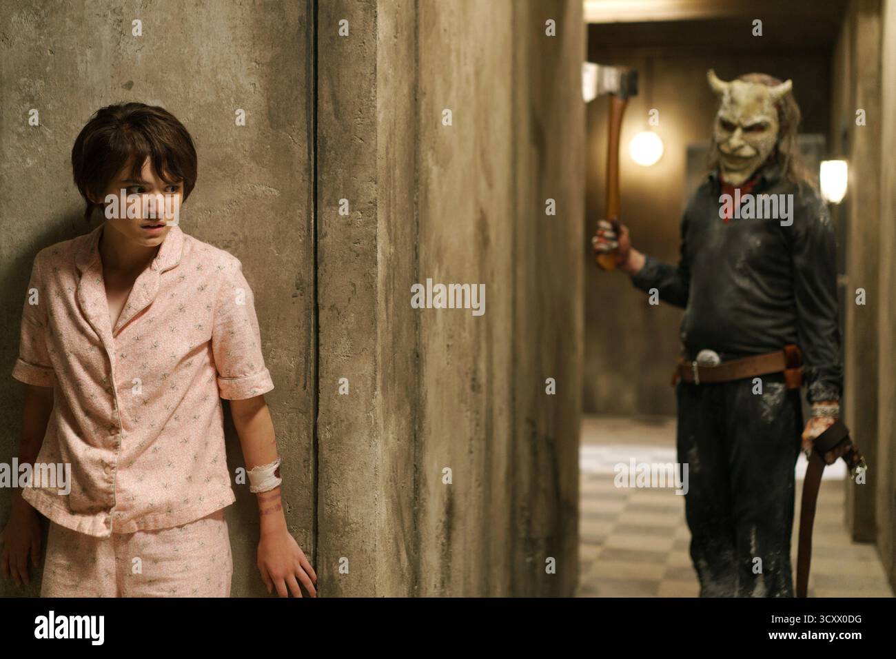 Black Phone 2 Madeleine McGraw & Ethan Hawke Banque D'Images