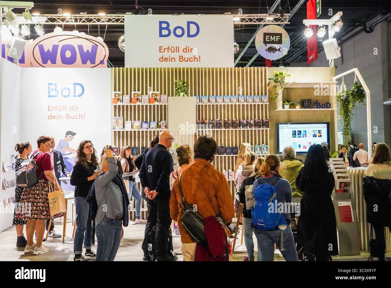 Vortrag zu Büchern im Selbstverlag auf der Frankfurter Buchmesse - Frankfurt 16.10.2025 : Frankfurter Buchmesse *** Conférence sur les livres autopubliés à la Foire du livre de Francfort 16 10 2025 Foire du livre de Francfort Banque D'Images