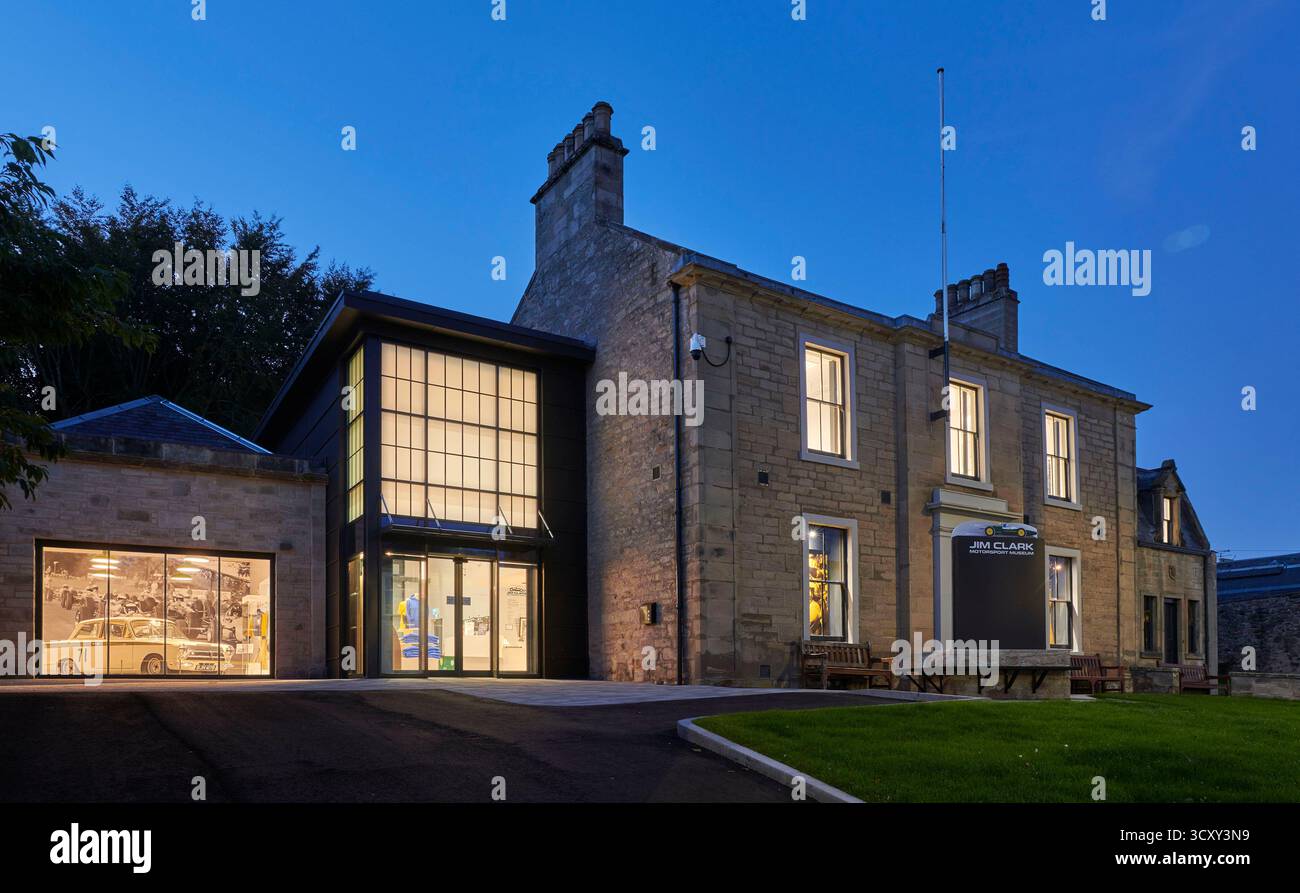 Le musée Jim Clarke Motor sport à Duns, Berwickshire, région des Borders, Sud-est de l'Écosse Banque D'Images