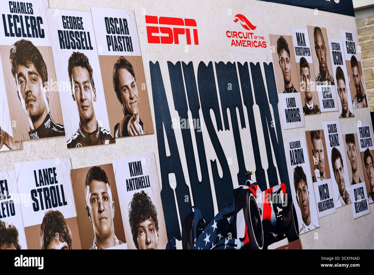 Austin, États-Unis. 16 octobre 2025. Atmosphère du circuit - Paddock Rodeo. 16.10.2025. Formula 1 World Championship, Rd 19, United States Grand Prix, Austin, Texas, USA, jour de préparation. Crédit : James Moy/Alamy Live News Banque D'Images
