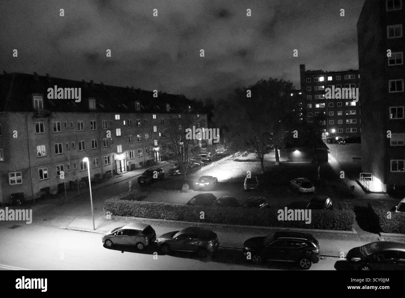 Copenhague/ Danemark/16 .OCTOBRE 2025/scène nocturne de kastrup copenhague. (Photo.Francis Joseph Deann/Dean Pictures) (non destiné à un usage commercial et éditorial uniquement) Banque D'Images