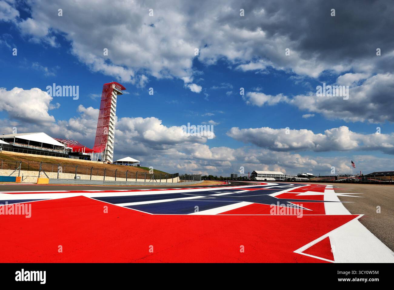 Austin, États-Unis. 16 octobre 2025. Atmosphère du circuit - détail de la piste. 16.10.2025. Formula 1 World Championship, Rd 19, United States Grand Prix, Austin, Texas, USA, jour de préparation. Crédit : James Moy/Alamy Live News Banque D'Images