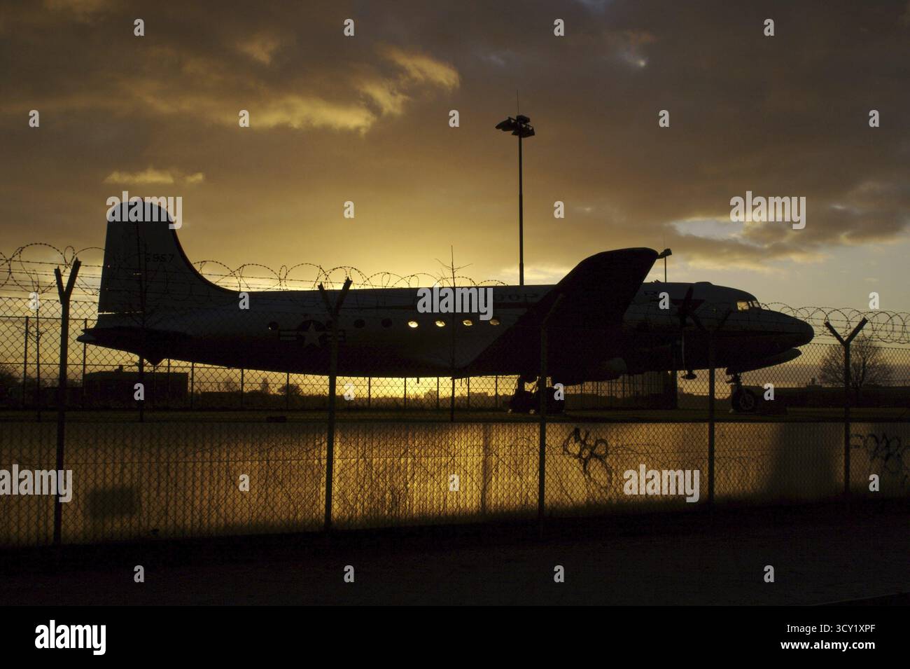 Monument du pont aérien à l'aéroport de Berlin-Tempelhof, l'aéroport historique du centre-ville dont le fonctionnement continu est dû au discours Banque D'Images