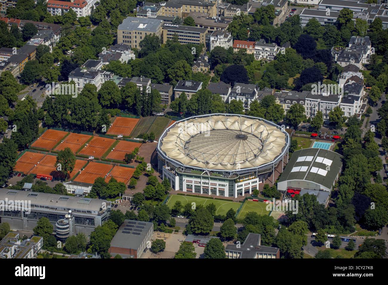 Rothenbaum Tennis, Sport Rothenbaum GmbH, Hambourg, ville libre et hanséatique de Hambourg, Hambourg, Allemagne Banque D'Images