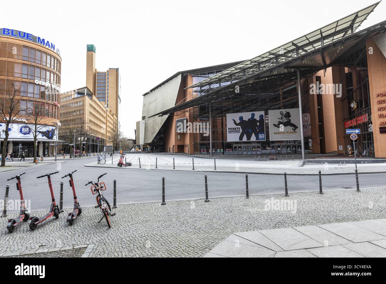 DEU Allemagne Berlin abandonne Potsdamer Platz Banque D'Images
