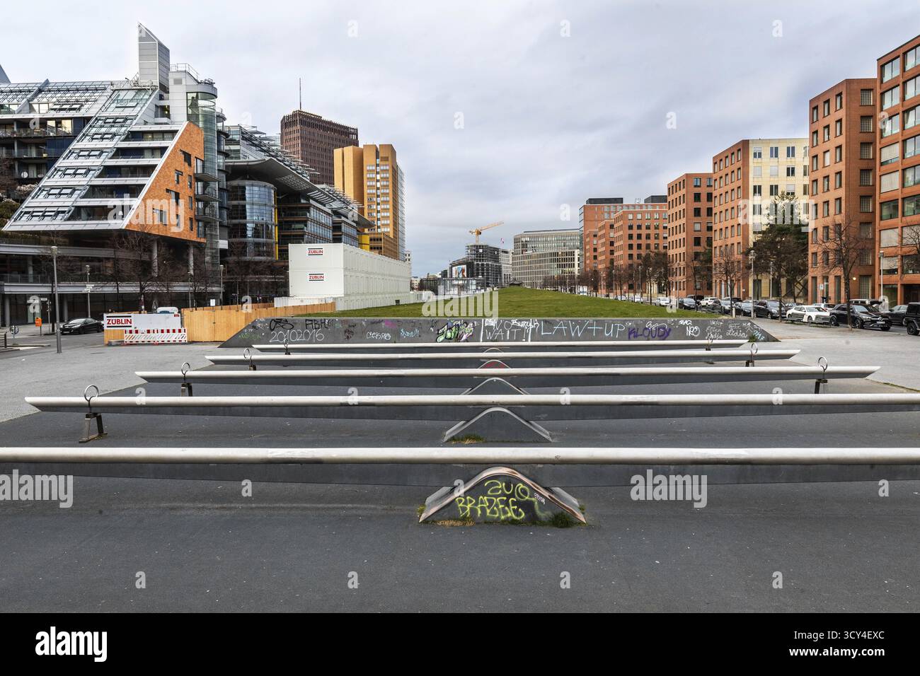 DEU Allemagne Berlin abandonne Potsdamer Platz Banque D'Images