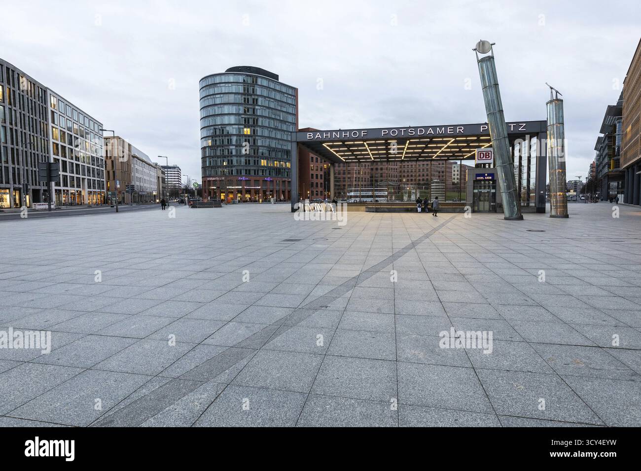 DEU Allemagne Berlin abandonne Potsdamer Platz Banque D'Images