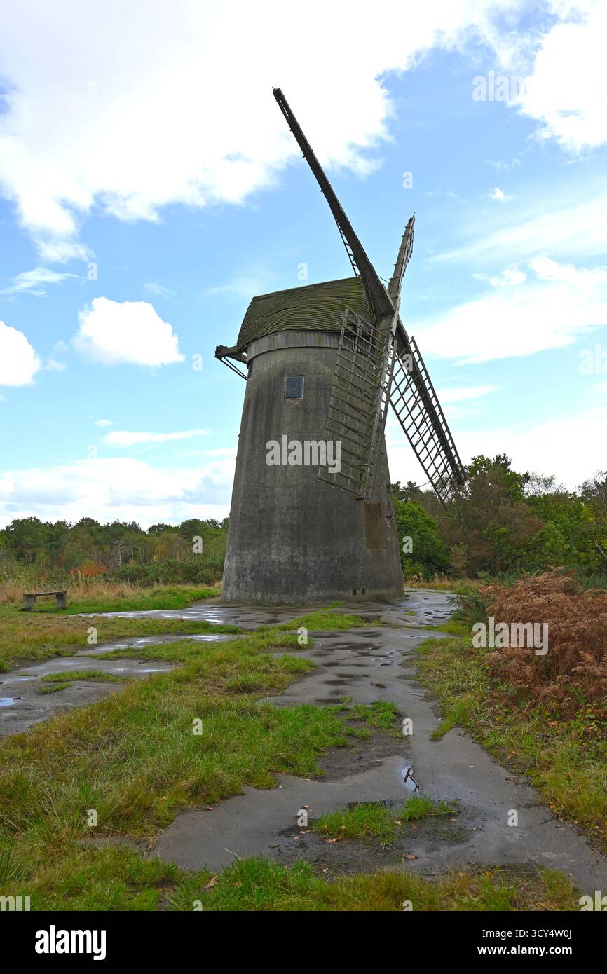 Moulin à vent de Bidston, Bidston Hill Park Wirral, Royaume-Uni septembre Banque D'Images