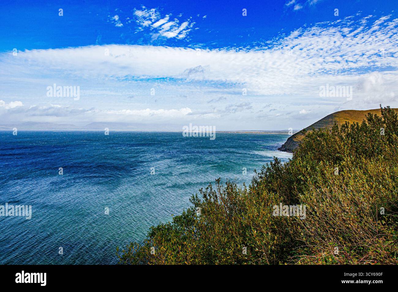Côte atlantique à l'horizon de l'Irlande Banque D'Images