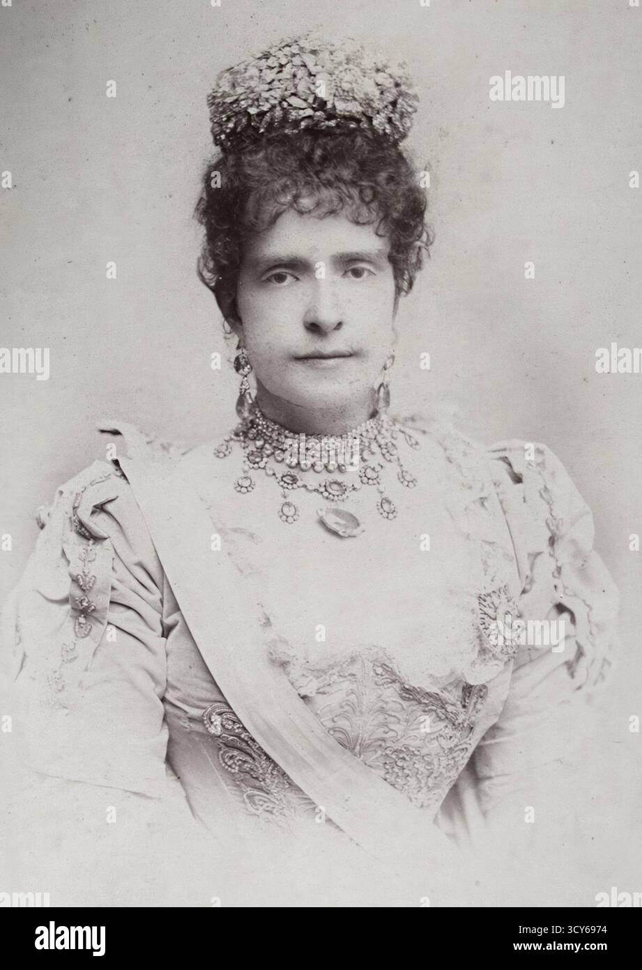 Maria Pia du Portugal date 1887 Banque D'Images