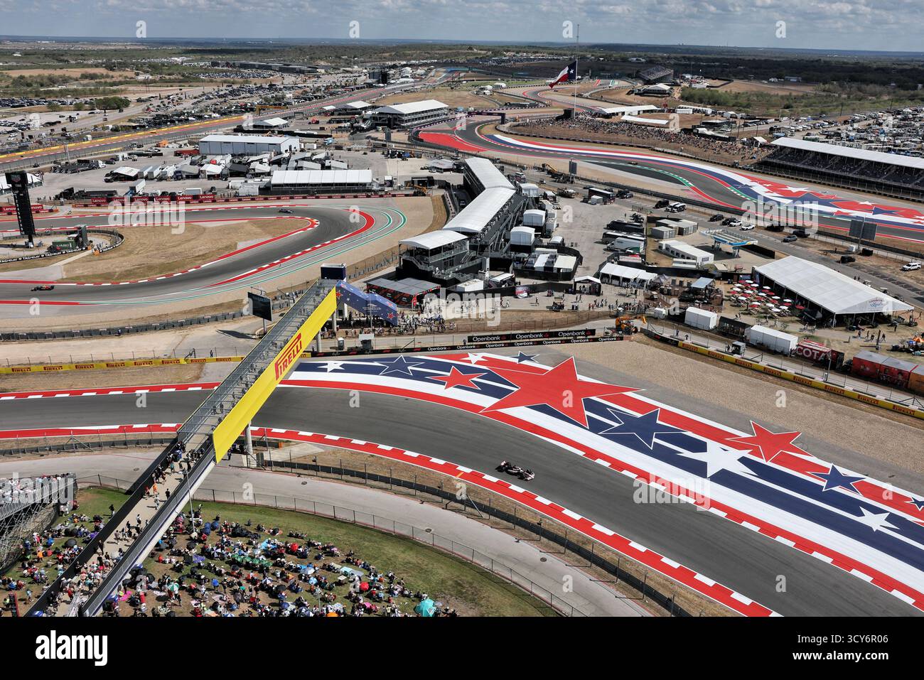 Austin, États-Unis. 17 octobre 2025. Esteban Ocon (FRA) Haas VF-25. 17.10.2025. Formula 1 World Championship, Rd 19, United States Grand Prix, Austin, Texas, USA, Sprint Qualifying Day Credit : James Moy/Alamy Live News Banque D'Images