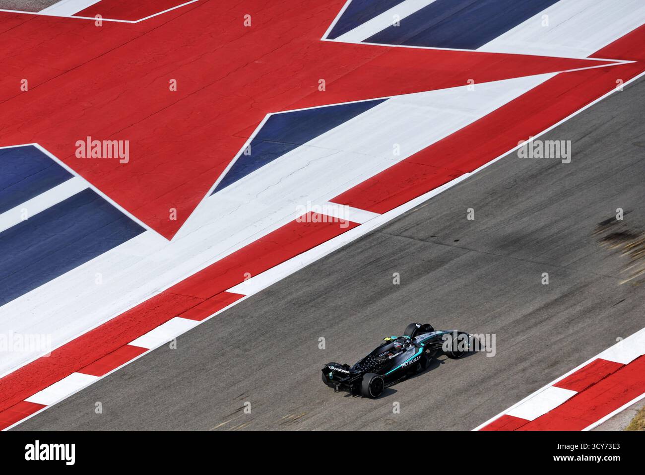 Austin, États-Unis. 17 octobre 2025. Andrea Kimi Antonelli (ITA) Mercedes AMG F1 W16. 17.10.2025. Formula 1 World Championship, Rd 19, United States Grand Prix, Austin, Texas, USA, Sprint Qualifying Day Credit : James Moy/Alamy Live News Banque D'Images