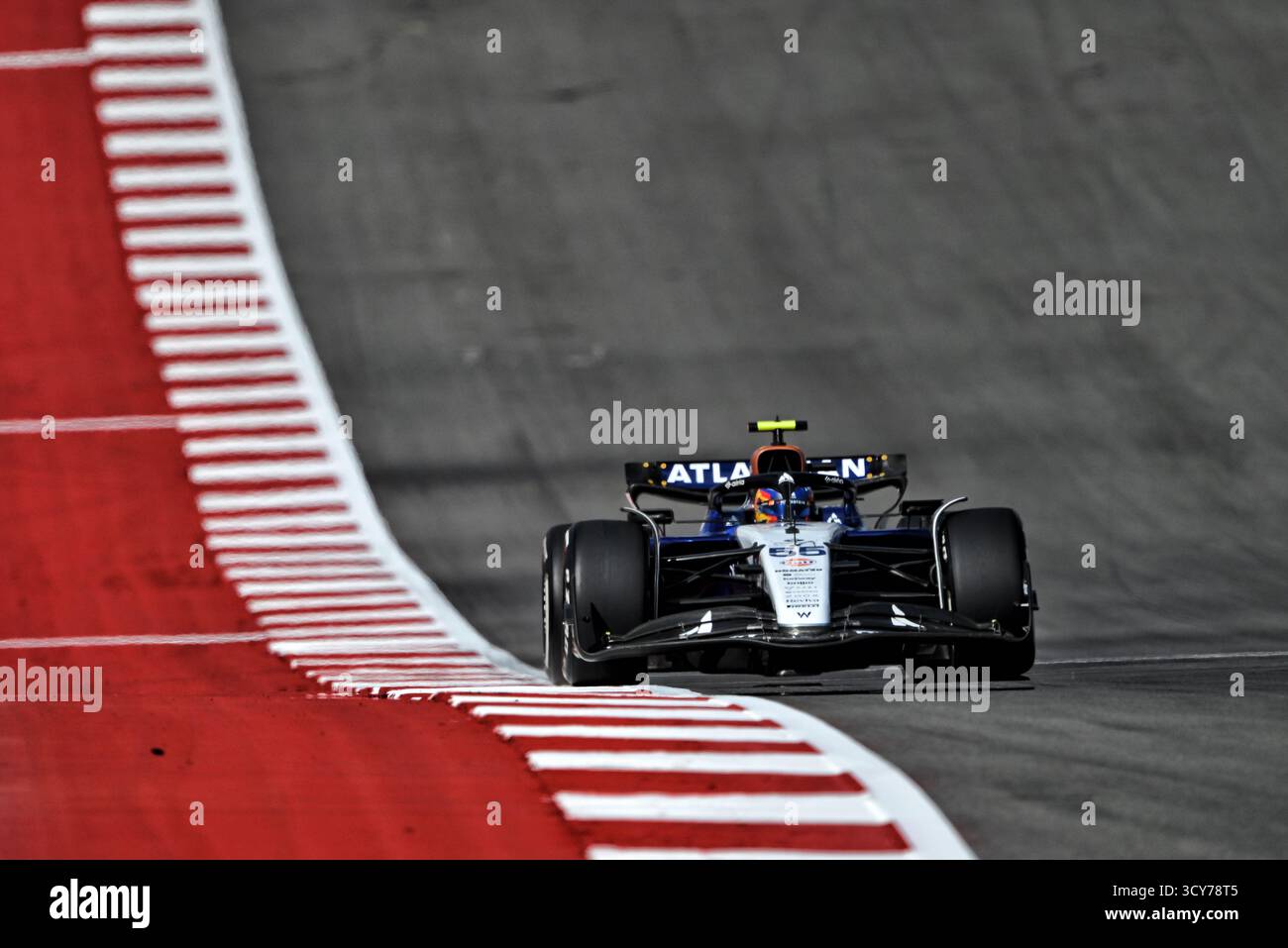 Austin, États-Unis. 17 octobre 2025. Carlos Sainz (ESP) Atlassian Williams Racing FW47. 17.10.2025. Formula 1 World Championship, Rd 19, United States Grand Prix, Austin, Texas, USA, Sprint Qualifying Day Credit : James Moy/Alamy Live News Banque D'Images