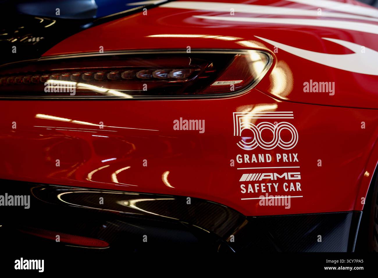 FIA Mercedes-AMG GT Black Series Safety car 500e anniversaire du Grand Prix des États-Unis de formule 1 2025, 19e manche du Championnat du monde de formule 1 2025 de la FIA du 17 au 19 octobre 2025 sur le circuit des Amériques, à Austin, Texas, États-Unis d'Amérique Banque D'Images