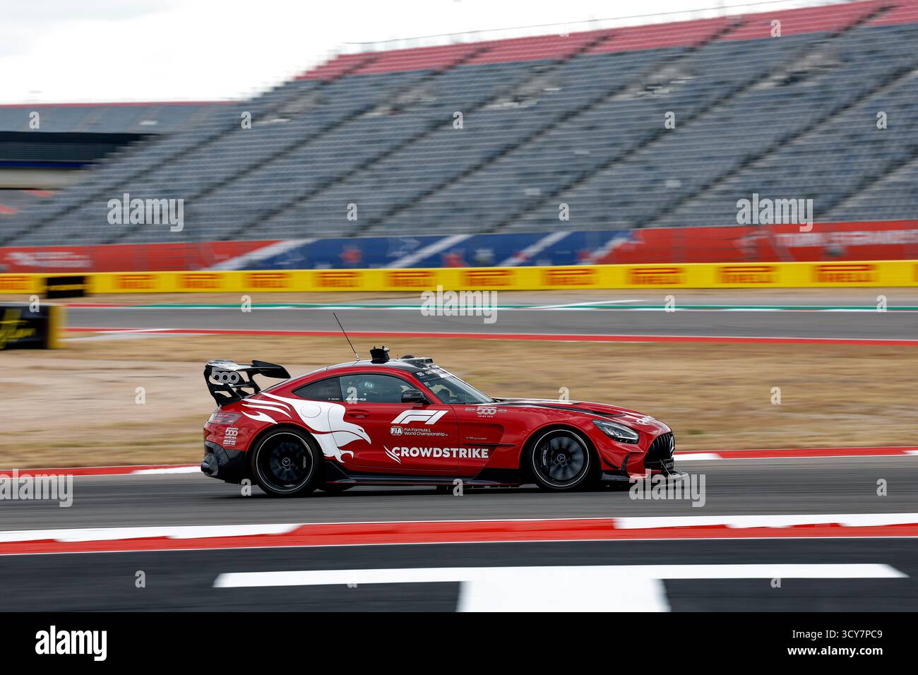 FIA Mercedes-AMG GT Black Series Safety car 500e anniversaire du Grand Prix des États-Unis de formule 1 2025, 19e manche du Championnat du monde de formule 1 2025 de la FIA du 17 au 19 octobre 2025 sur le circuit des Amériques, à Austin, Texas, États-Unis d'Amérique Banque D'Images