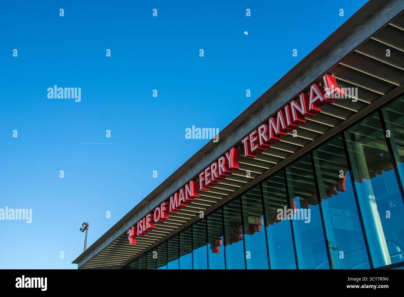Terminal de ferry de l'île de Man par Steam Packet Company Banque D'Images