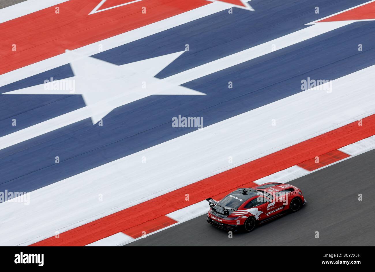 FIA Mercedes-AMG GT Black Series Safety car 500e anniversaire du Grand Prix des États-Unis de formule 1 2025, 19e manche du Championnat du monde de formule 1 2025 de la FIA du 17 au 19 octobre 2025 sur le circuit des Amériques, à Austin, Texas, États-Unis d'Amérique Banque D'Images
