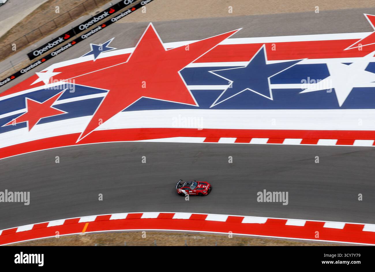 FIA Mercedes-AMG GT Black Series Safety car 500e anniversaire du Grand Prix des États-Unis de formule 1 2025, 19e manche du Championnat du monde de formule 1 2025 de la FIA du 17 au 19 octobre 2025 sur le circuit des Amériques, à Austin, Texas, États-Unis d'Amérique Banque D'Images