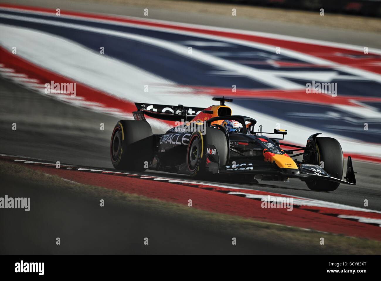 Austin, États-Unis. 17 octobre 2025. Max Verstappen (NLD) Red Bull Racing RB21. 17.10.2025. Formula 1 World Championship, Rd 19, United States Grand Prix, Austin, Texas, USA, Sprint Qualifying Day Credit : James Moy/Alamy Live News Banque D'Images