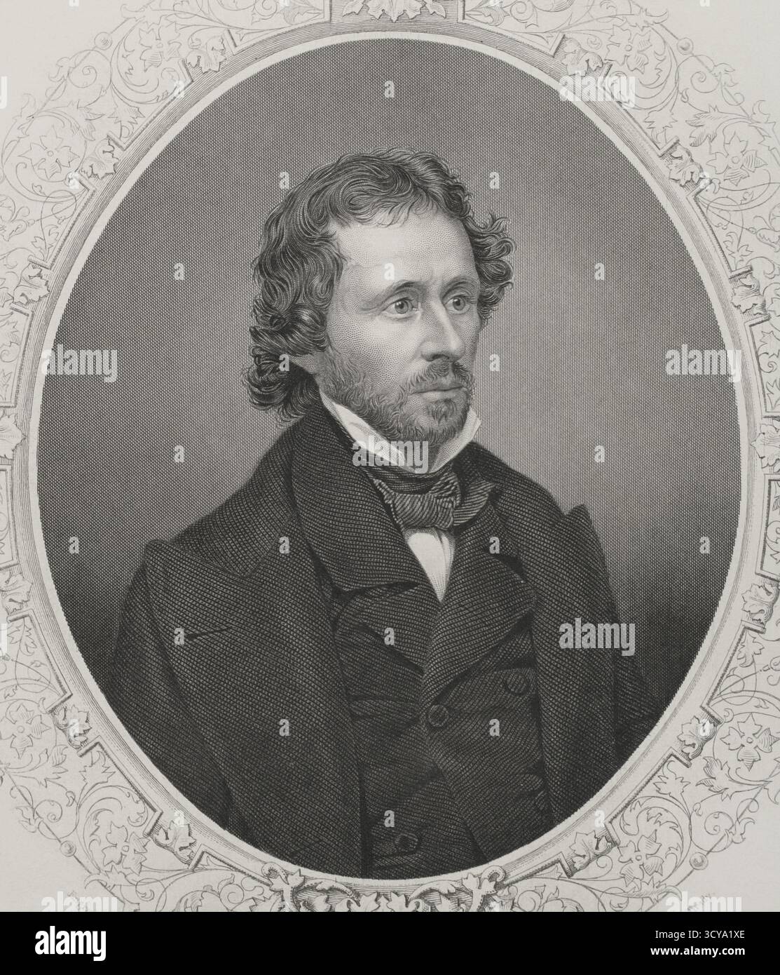 John C. Frémont (John Charles Frémont) (1813-1890) Général américain, explorateur et politicien. Sénateur des États-Unis de Californie (1850-1851). Portrait. Gravure de T.W. Knight (fl. 1840-1860) d'après un daguerrotype de Mathew Brady (1822-1896). Histoire des États-Unis, par J. A. Spencer. Volume III Edition publié à Barcelone, 1873. Banque D'Images John C. Frémont (John Charles Frémont) (1813-1890) Général américain, explorateur et politicien. Sénateur des États-Unis de Californie (1850-1851). Portrait. Gravure de T.W. Knight (fl. 1840-1860) d'après un daguerrotype de Mathew Brady (1822-1896). Histoire des États-Unis, par J. A. Spencer. Volume III Edition publié à Barcelone, 1873. Banque D'Images