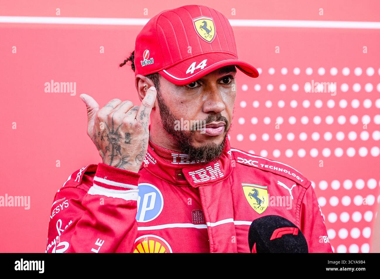 Lewis Hamilton (GBR) - Scuderia Ferrari - Ferrari SF-25 - Ferrari 17.10.2025, lors de la formule 1 MSC Cruises, États-Unis. 10 juillet 2025. Grand Prix 2025, Austin, TX, USA, du 16 au 19 octobre 2025. 19e manche du Championnat du monde FIA de formule 1 2025. (Photo de Alessio de Marco/Sipa USA) crédit : Sipa USA/Alamy Live News Banque D'Images