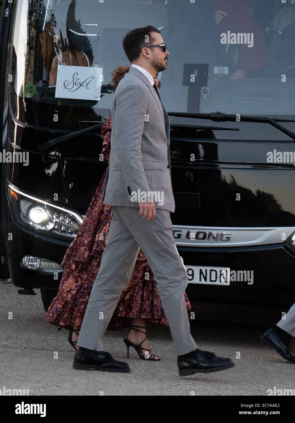 Valladolid, Espagne. 17 octobre 2025. Lors du prémariage de Stella Banderas et Alex Gruszynski à Valladolid le vendredi 17 octobre 2025. Crédit : CORDON PRESS/Alamy Live News Banque D'Images
