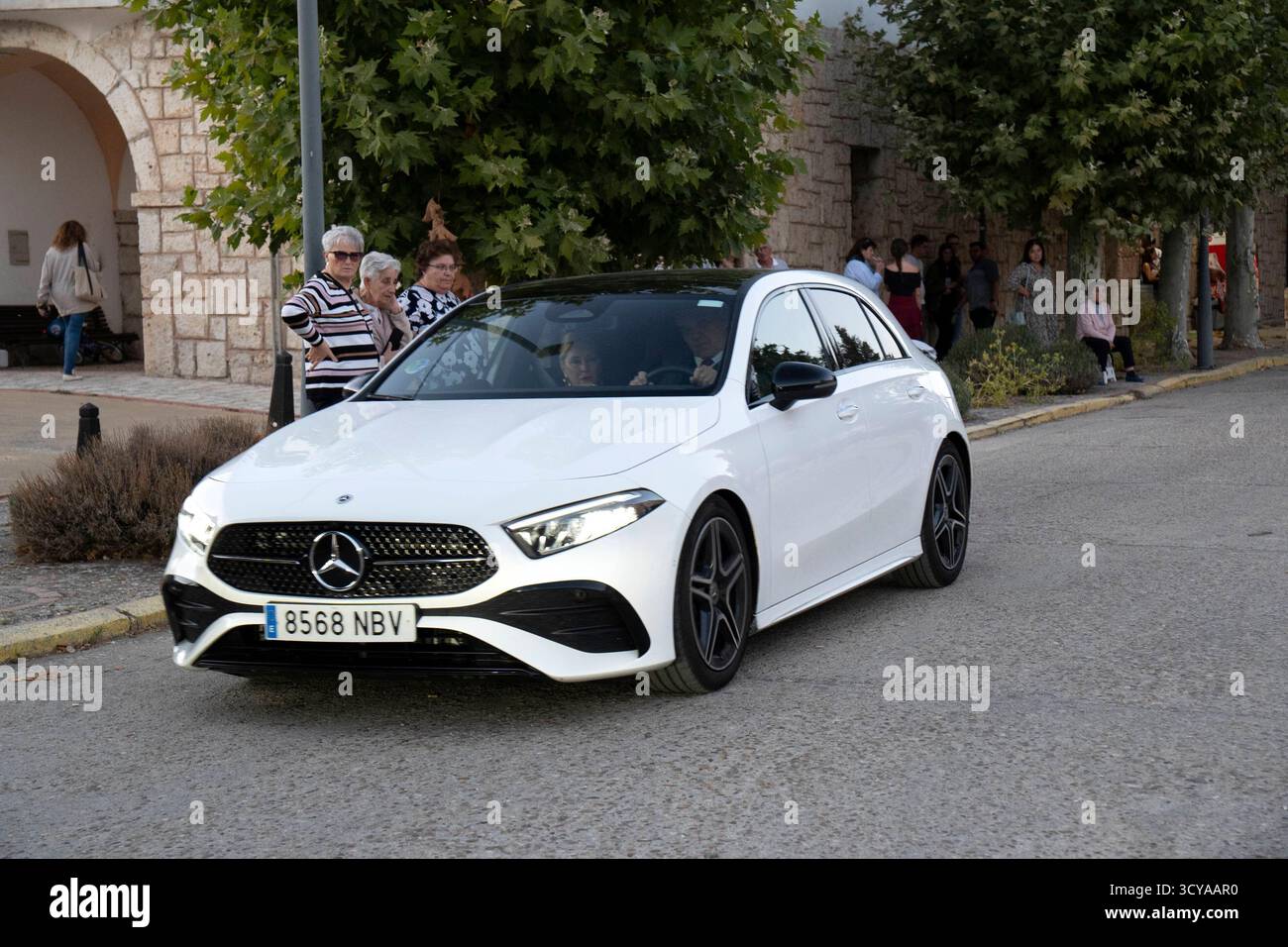 Valladolid, Espagne. 17 octobre 2025. Lors du prémariage de Stella Banderas et Alex Gruszynski à Valladolid le vendredi 17 octobre 2025. Crédit : CORDON PRESS/Alamy Live News Banque D'Images