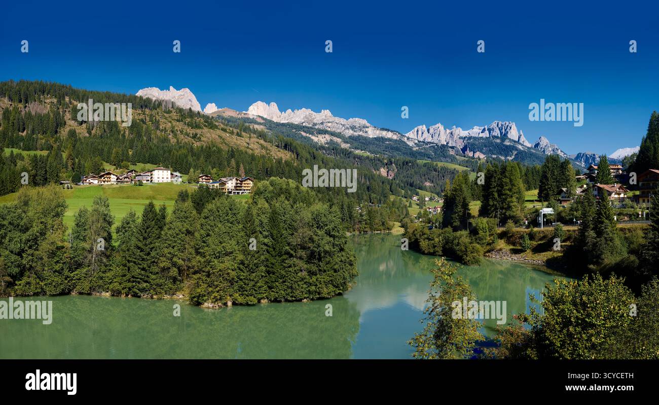 Montagnes de dolomie, Italie Banque D'Images