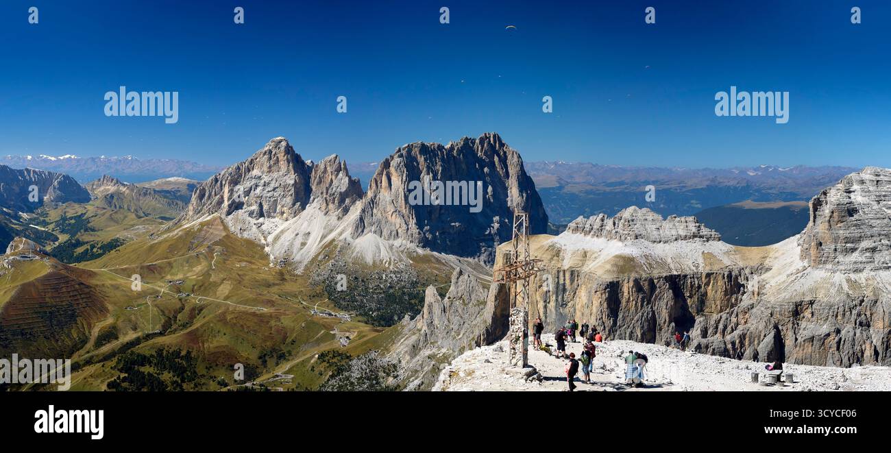 Montagnes de dolomie, Italie Banque D'Images