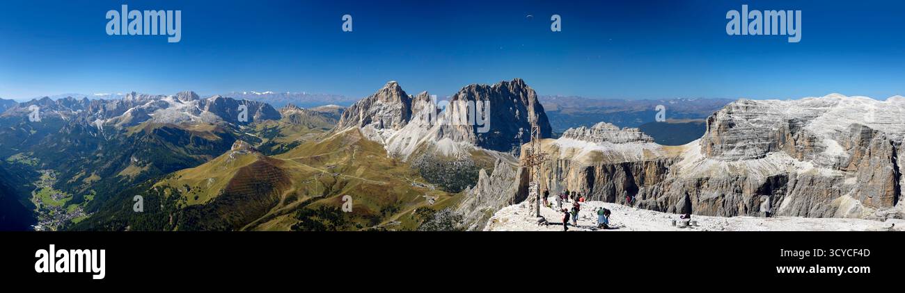 Montagnes de dolomie, Italie Banque D'Images