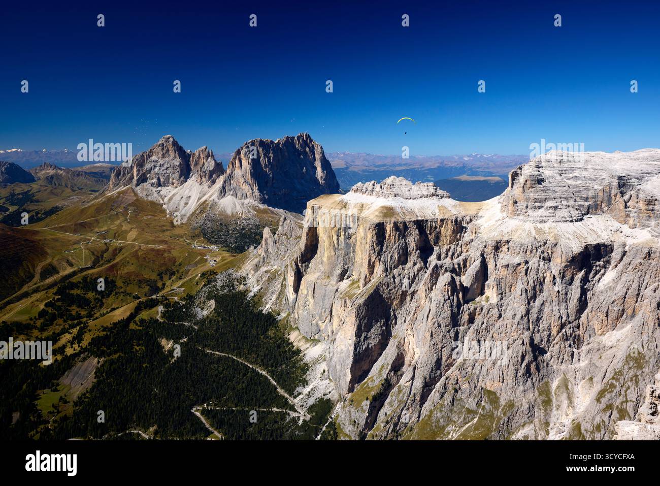 Montagnes de dolomie, Italie Banque D'Images