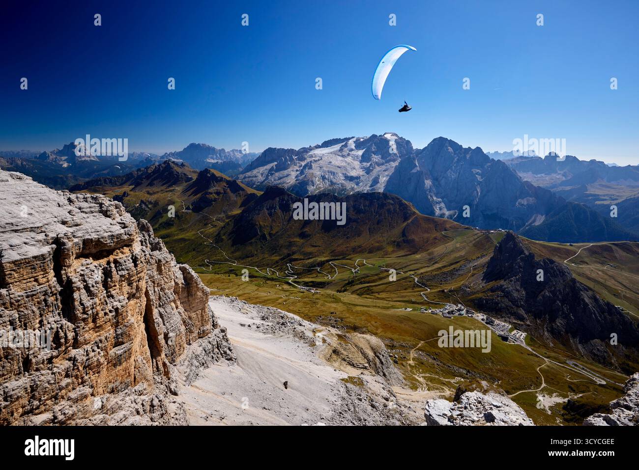 Montagnes de dolomie, Italie Banque D'Images