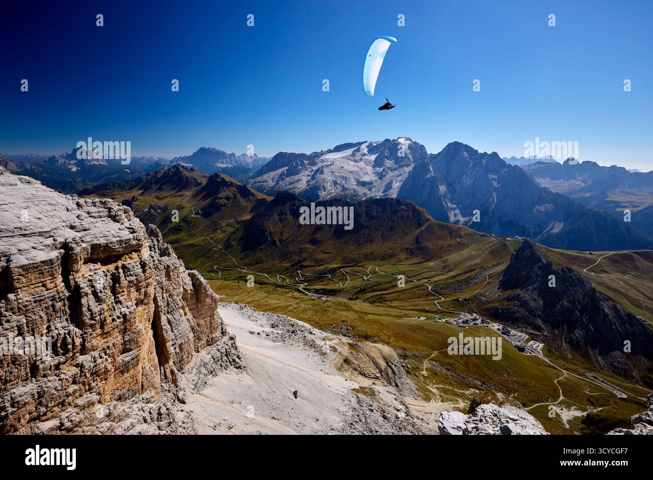 Montagnes de dolomie, Italie Banque D'Images
