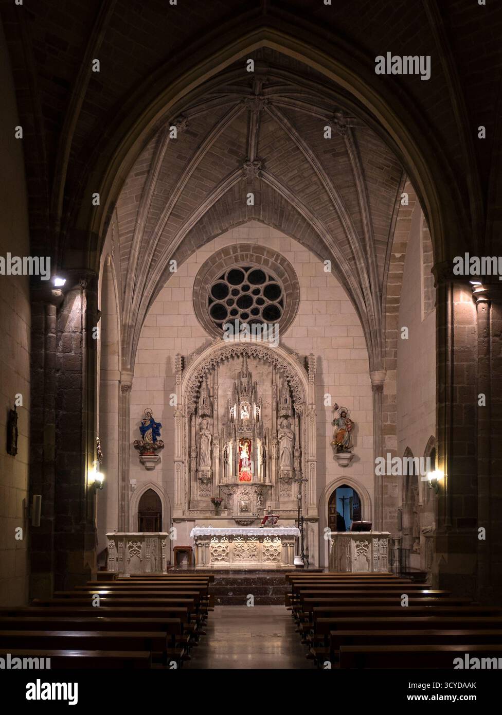 Iglesia de Santa Gadea donde se produjo el juramente de Alfonso VI ante el Cid. Burgos. Castille León. España Banque D'Images