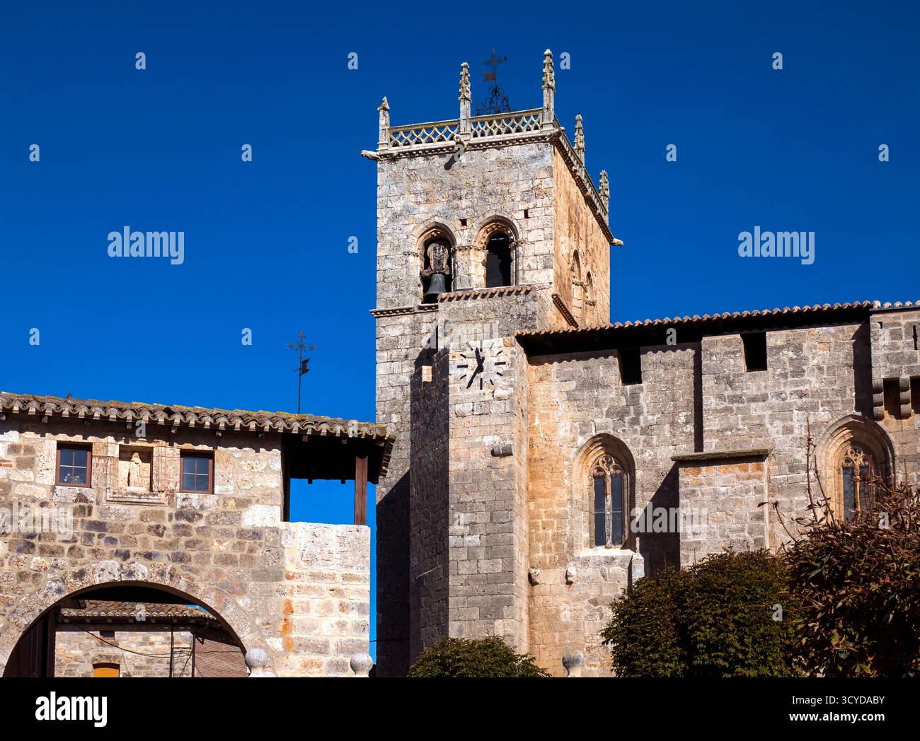 Iglesia De Santa Eugenia. Villegas. Burgos. Castille León. España Banque D'Images