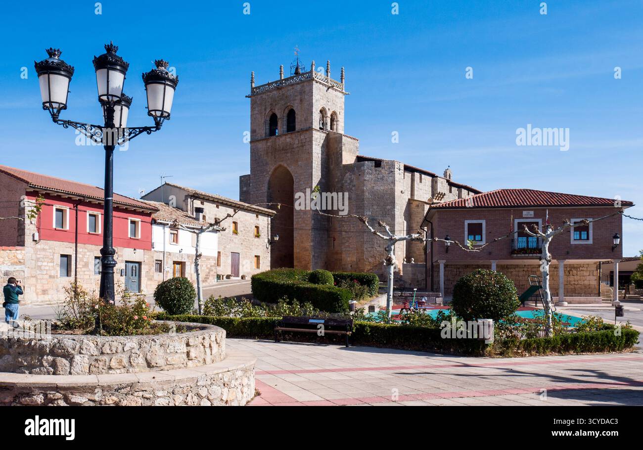Iglesia De Santa Eugenia. Villegas. Burgos. Castille León. España Banque D'Images