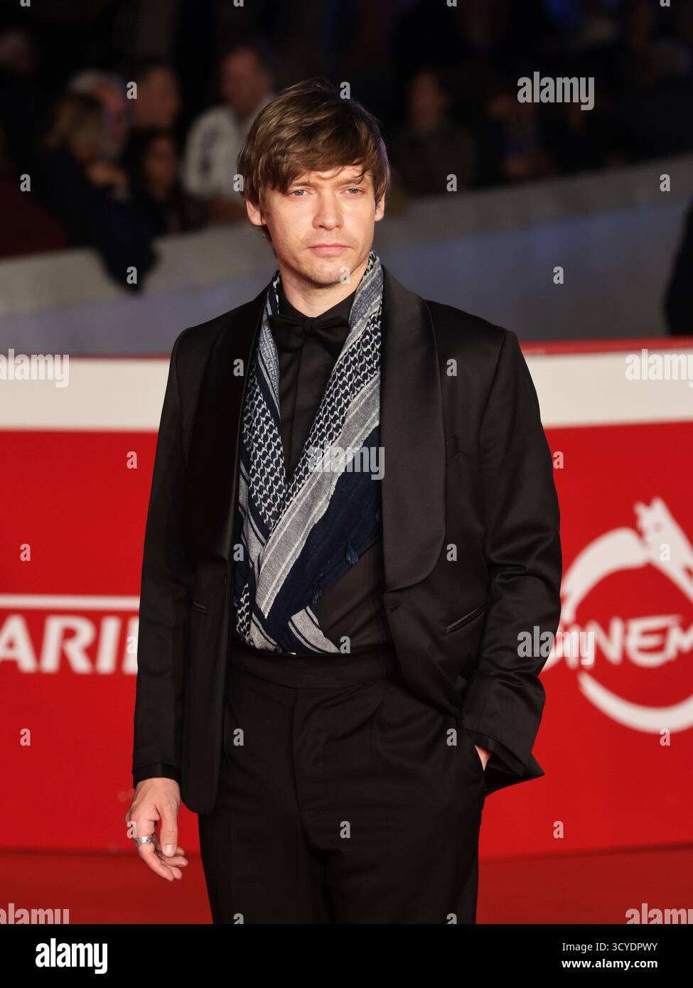 Rome Cinema Fest 2025, soirée 4 - projection sur tapis rouge du film 'Palestine 36'. Sur la photo : Billy Howle Banque D'Images