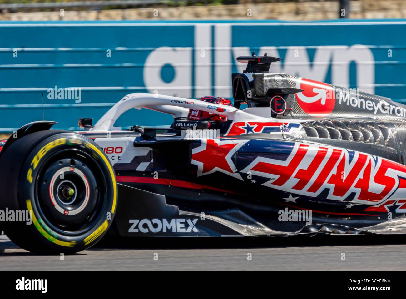 Austin, Texas, US, 18 octobre 2025, Esteban Ocon, Haas F1 Team, lors de la Journée de qualification F1, Copyright : Filip Skripko/Alamy Live News Banque D'Images