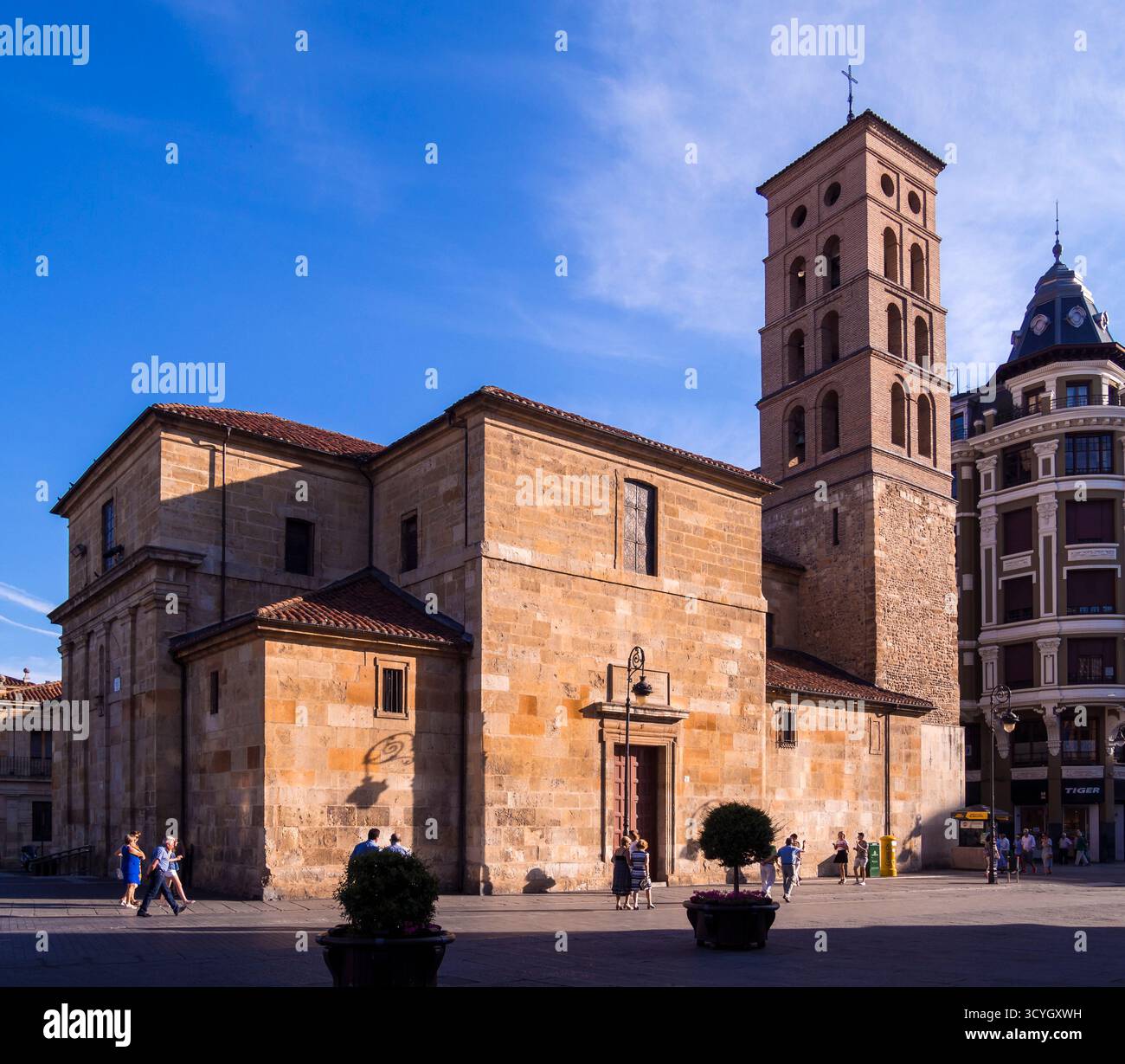 Iglesia de San Marcelo. León. Castille León. España. Banque D'Images