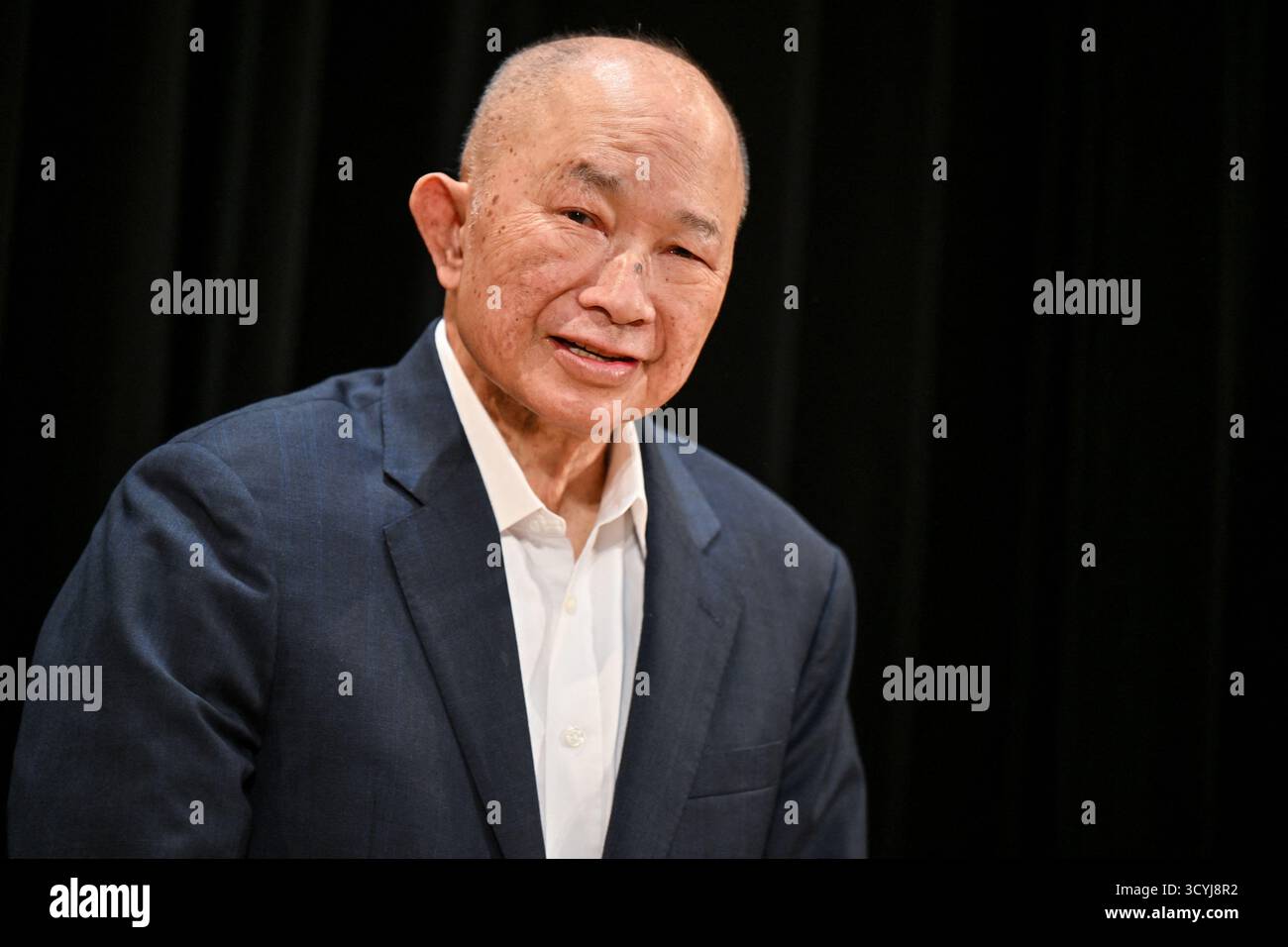Lyon, France. 19 octobre 2025. John Woo organise une masterclass lors de la 17e édition du Festival lumière à Lyon, France, le 19 octobre 2025. Photo de Julien Reynaud/APS-médias/ABACAPRESS.COM crédit : Abaca Press/Alamy Live News Banque D'Images