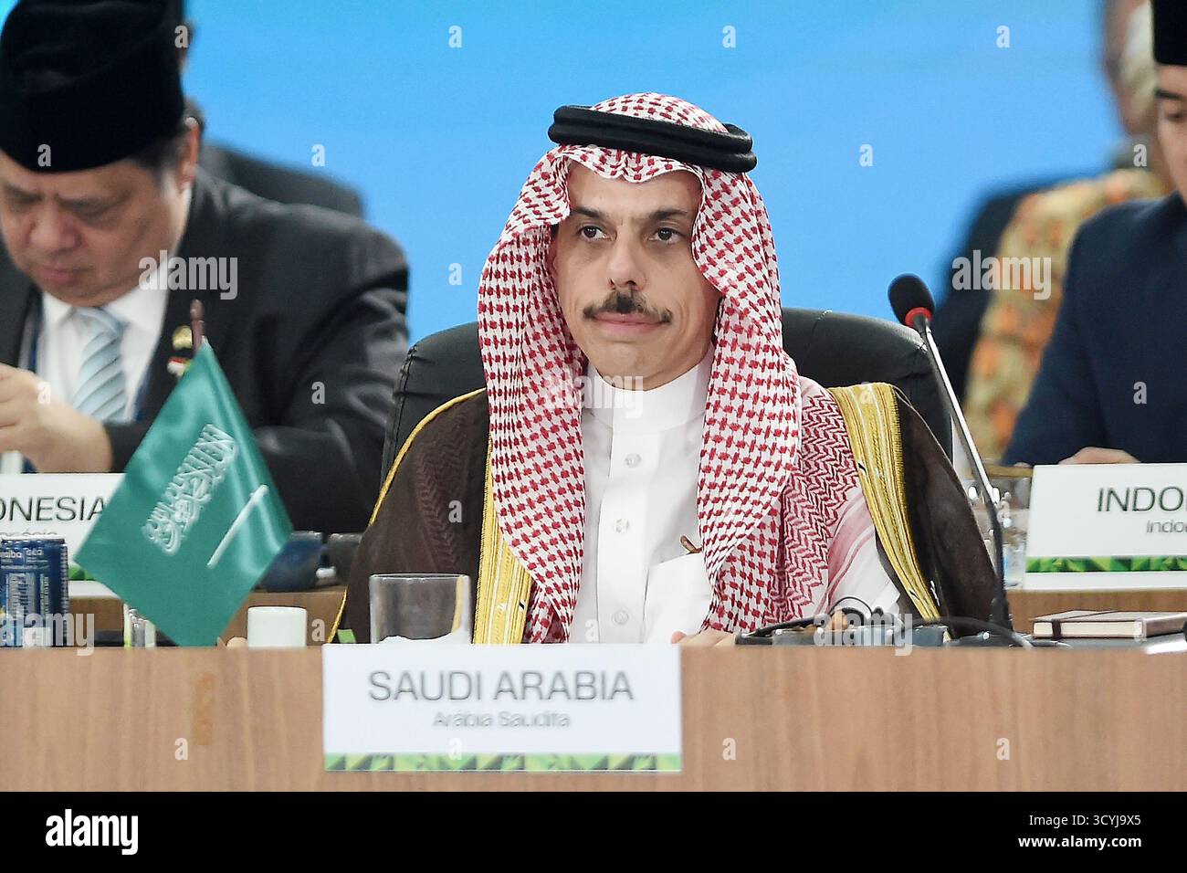 Rio de Janeiro, Brésil, 6 juillet 2025. Prince et Ministre des Affaires étrangères d'Arabie saoudite, Faisal Bin Farhan Al Saud, lors d'une réunion aux BRICS Banque D'Images