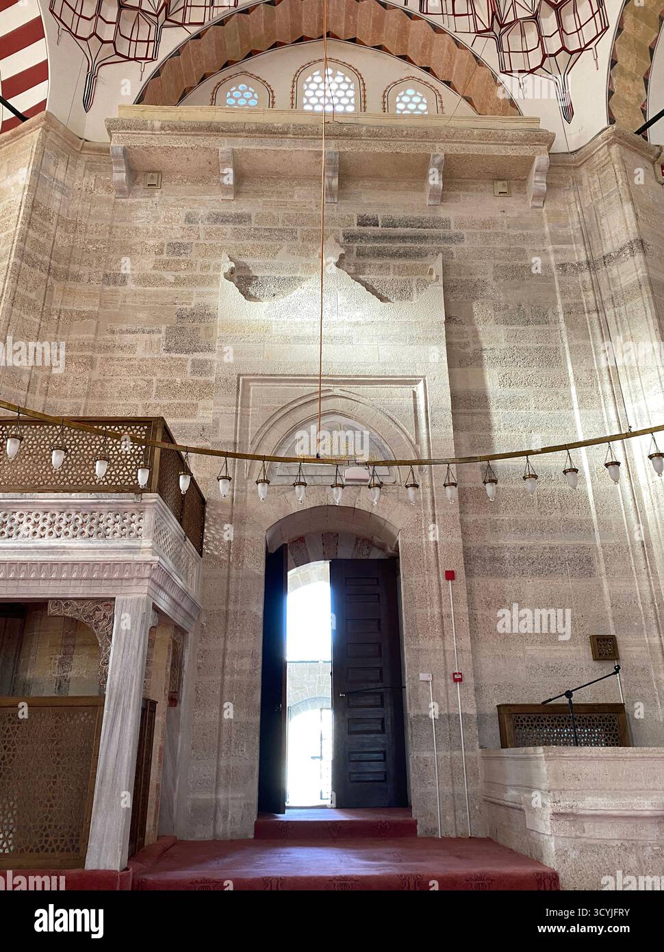 La mosquée Cedit Ali Pacha, située à Babaeski, en Turquie, a été construite par Mimar Sinan au XVIe siècle. Banque D'Images