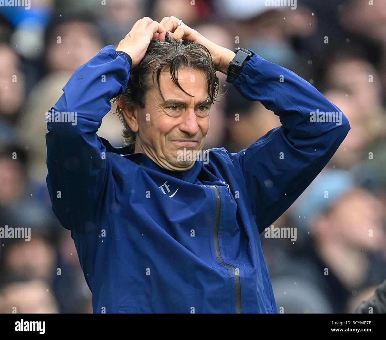 Londres, Royaume-Uni. 19 octobre 2025. Tottenham Hotspur v Aston Villa - premier League - Londres. Thomas Frank, gérant de Tottenham Hotspur. Crédit photo : Mark pain / Alamy Live News Banque D'Images