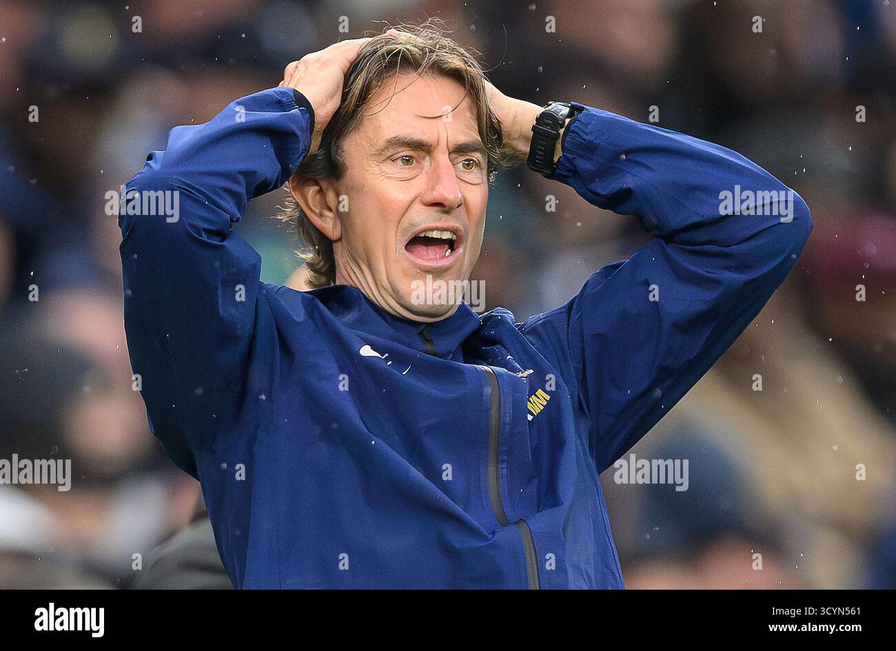 Londres, Royaume-Uni. 19 octobre 2025. Tottenham Hotspur v Aston Villa - premier League - Londres. Thomas Frank, gérant de Tottenham Hotspur. Crédit photo : Mark pain / Alamy Live News Banque D'Images